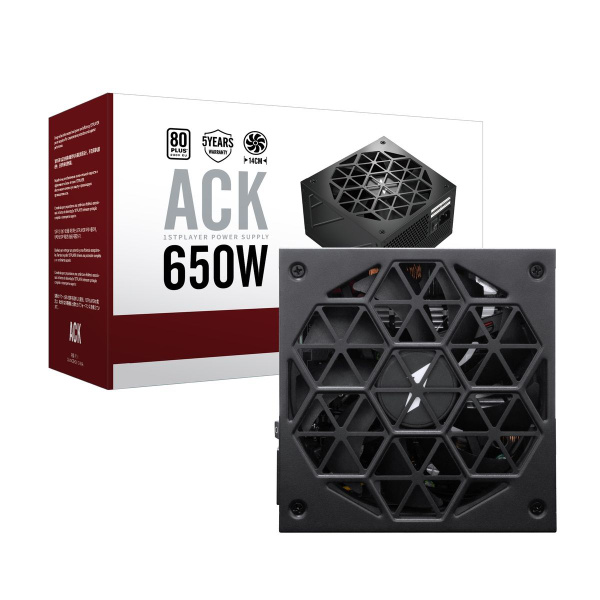 Блок питания 650W 1STPLAYER ACK HA-650AC1 Black