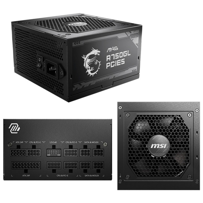 Блок питания 750W MSI MAG A750GL PCIE5