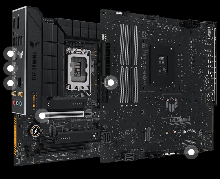 Материнская плата ASUS TUF GAMING B760M-BTF WIFI D4