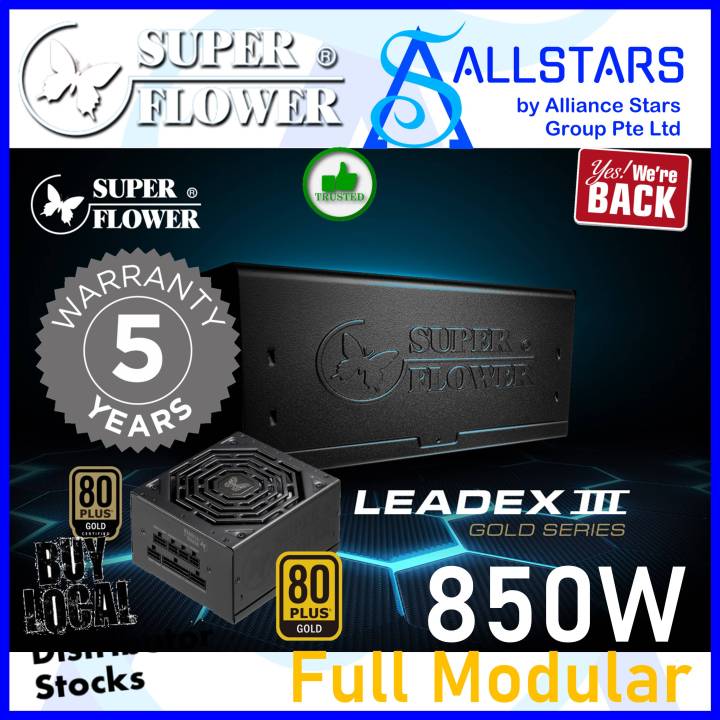 Блок питания 850W Super Flower Leadex III Gold ATX 3.1 (SF-850F14GE(GL))
