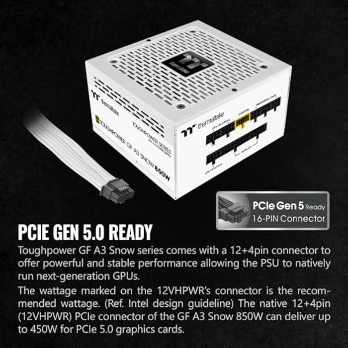 Блок питания 850W Thermaltake Toughpower GF A3 Snow (PS-TPD-0850FNFAGE-N)