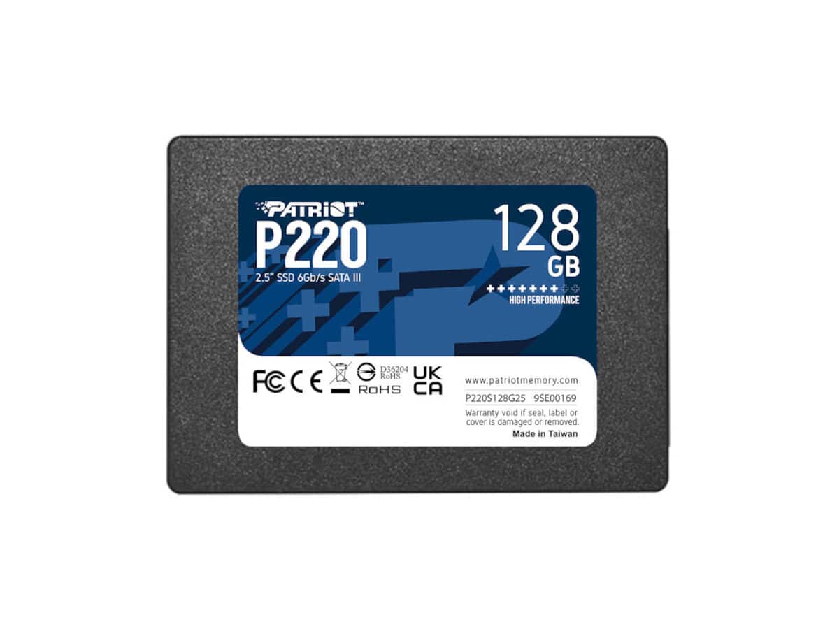 Накопитель SSD 128GB Patriot P220 (P220S128G25)