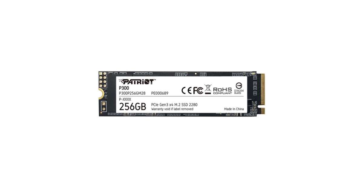 Накопитель SSD 256GB Patriot P300 (P300P256GM28)