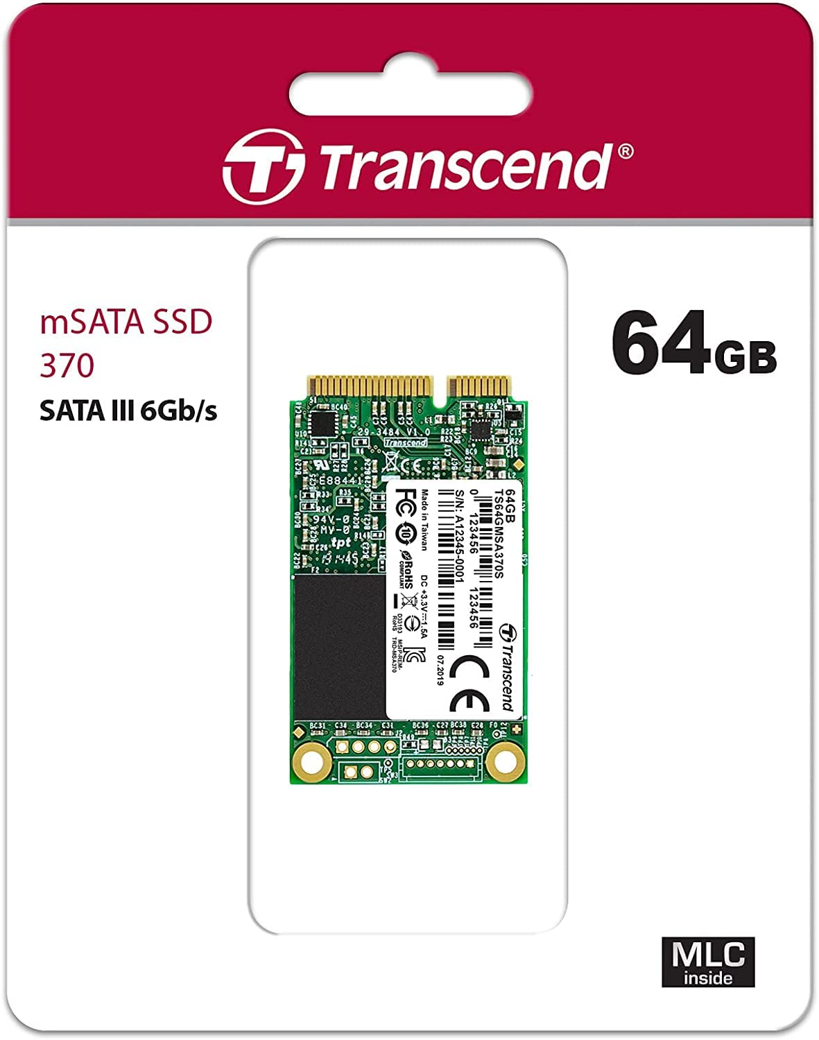 Накопитель SSD 256GB Transcend MSA370 (TS256GMSA370)
