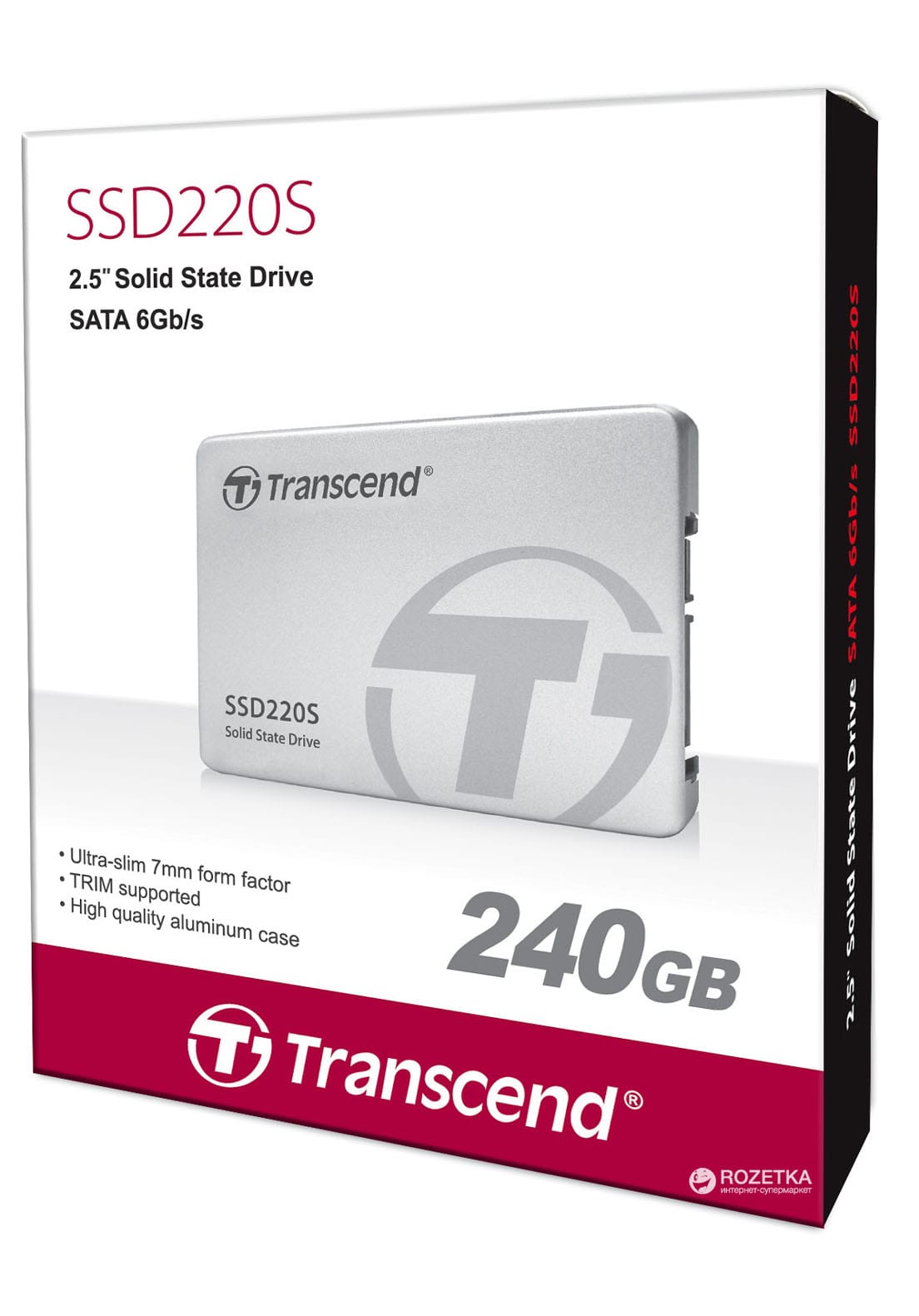 Накопитель SSD 480GB Transcend 220S (TS480GSSD220S)