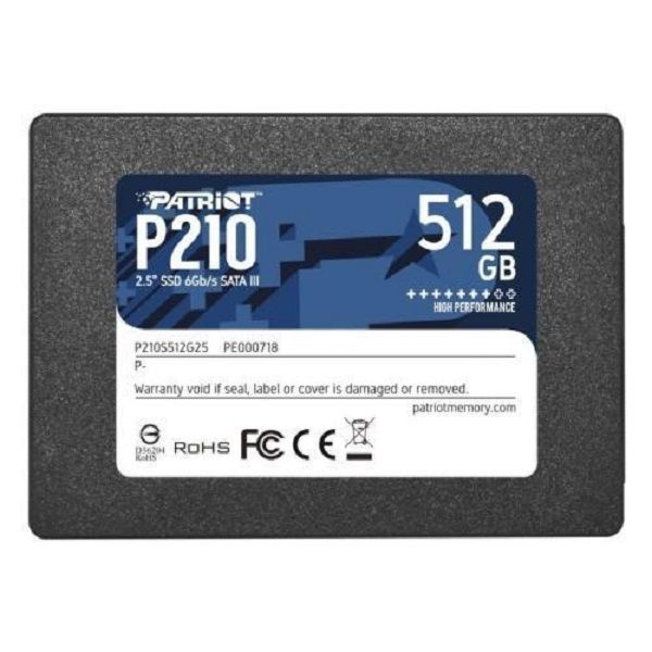 Накопитель SSD 512GB Patriot P210 (P210S512G25)