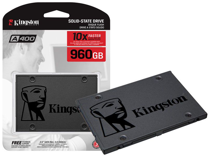 Накопитель SSD 960GB Kingston A400 (SA400S37/960G)