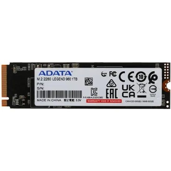 Накопитель SSD 1TB ADATA Legend 960 (ALEG-960-1TCS)