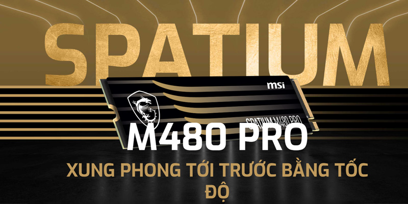 Накопитель SSD 1TB MSI SPATIUM M480 PRO (SPATIUM M480 PRO PCIe 4.0 NVMe M.2 1TB)