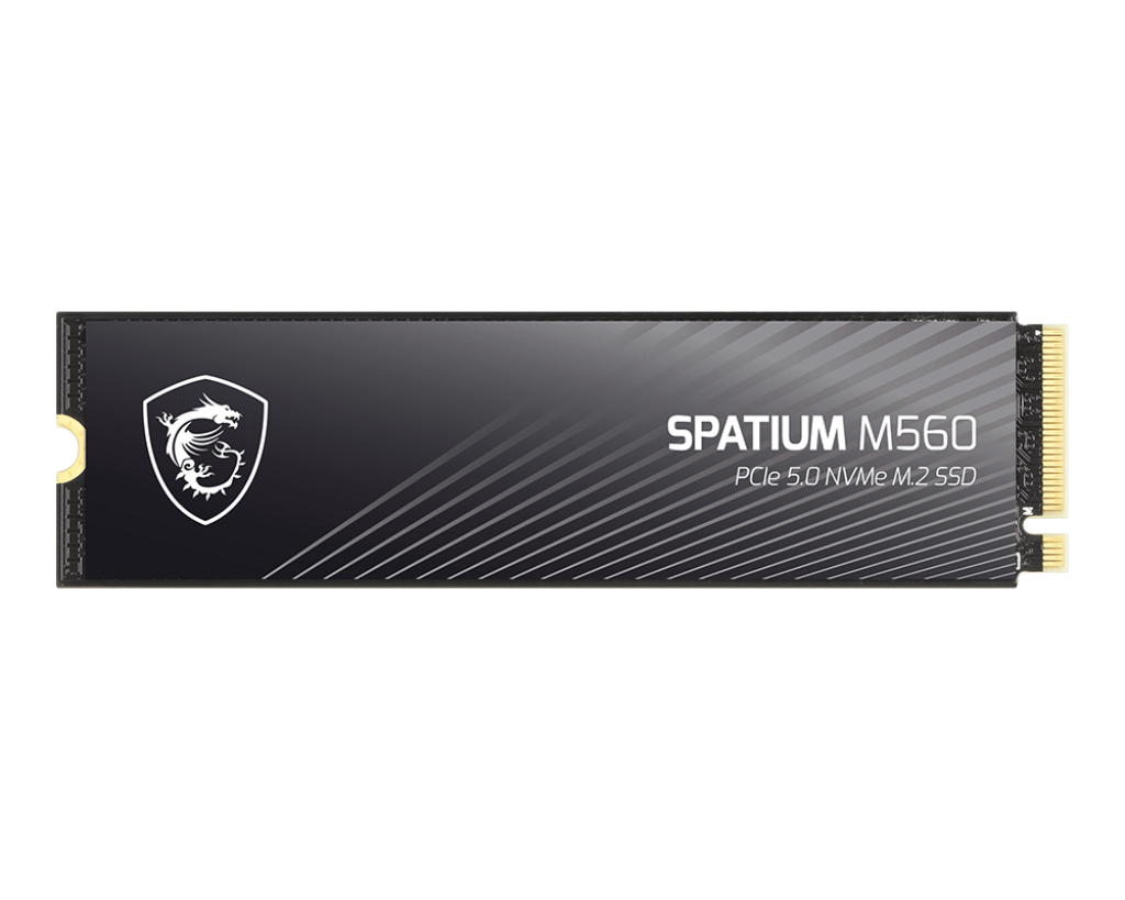 Накопитель SSD 1TB MSI SPATIUM M560 (SPATIUM M560 PCIe 5.0 NVMe M.2 1TB)