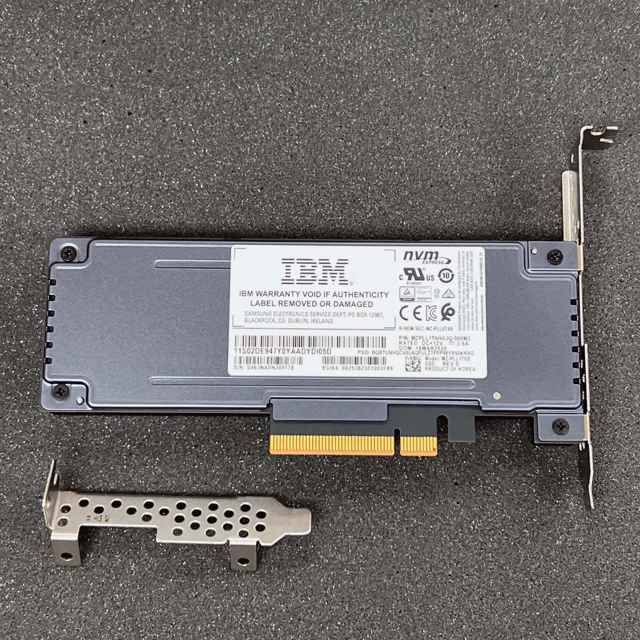 Накопитель SSD 1.6TB Samsung PM1725b (MZPLL1T6HAJQ-00005) OEM