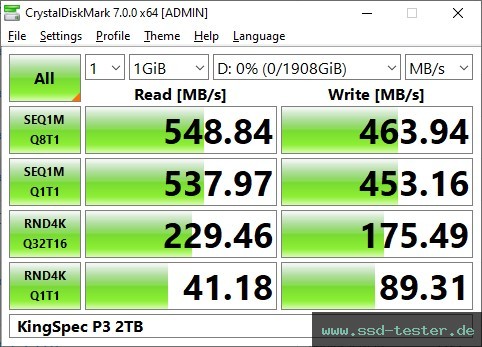Накопитель SSD 2TB KingSpec (P3-2TB)