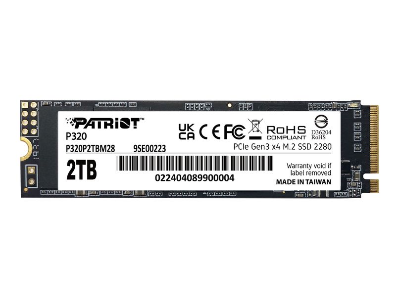Накопитель SSD 2TB Patriot P320 (P320P2TBM28)