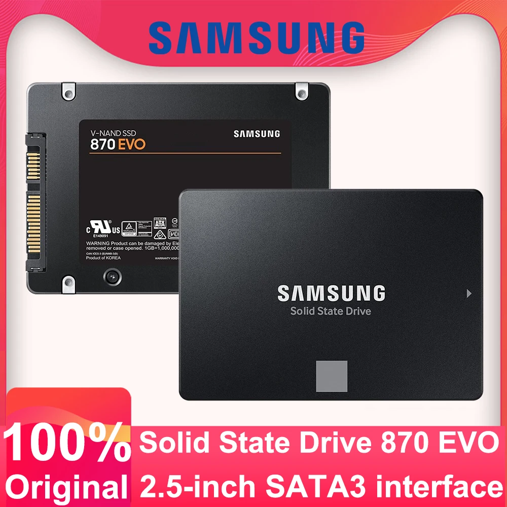 Накопитель SSD 2TB Samsung 870 EVO (MZ-77E2T0B)