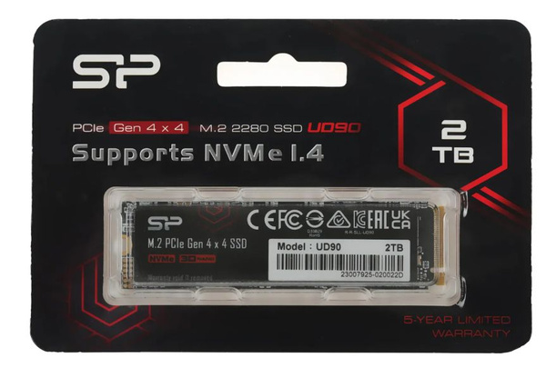 Накопитель SSD 2TB Silicon Power UD90 (SP02KGBP44UD9005)