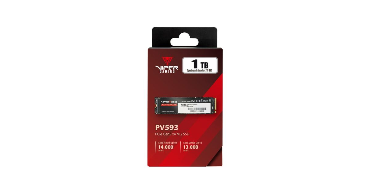 Накопитель SSD 4TB Patriot Viper PV593 (PV593P4TBM28H)