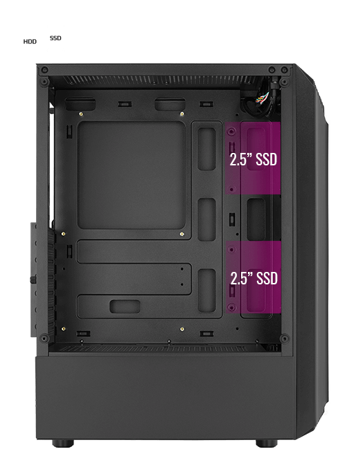 Корпус AeroCool Bionic-G-BK-v2 Black