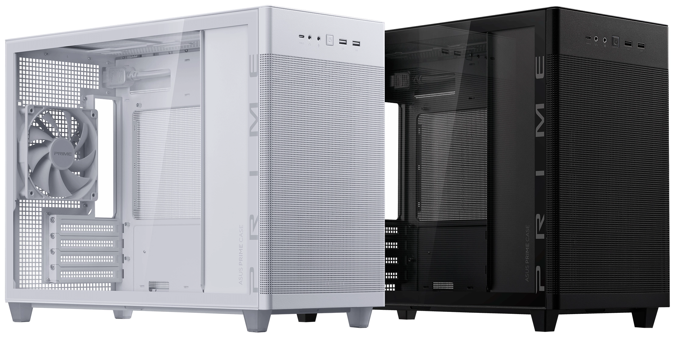 Корпус ASUS Prime AP201 TG White