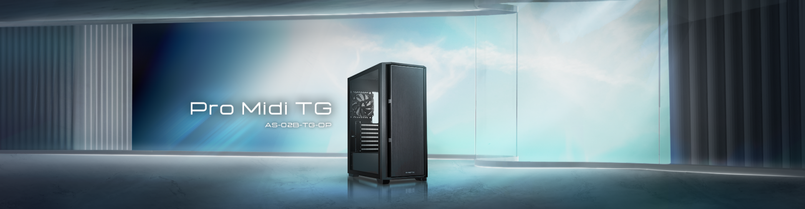 Корпус Chieftec AS-02B-OP Pro Midi Q