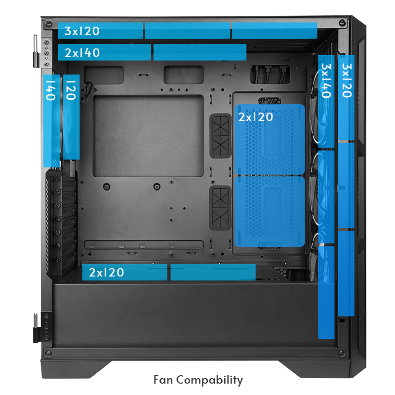 Корпус Chieftec GA-01B-M-OP Apex Air