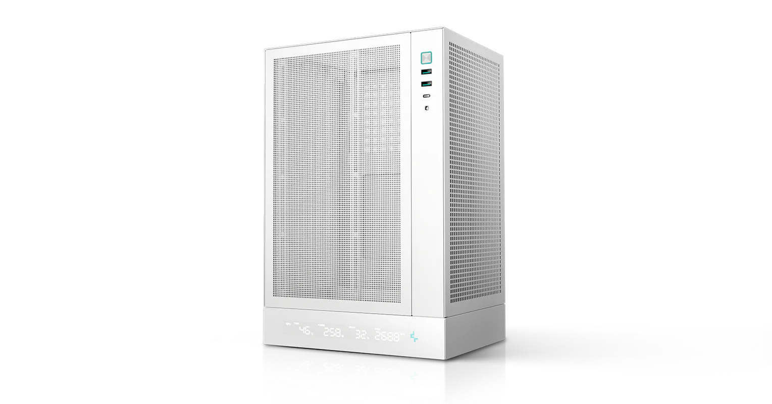 Корпус DeepCool CH170 DIGITAL White