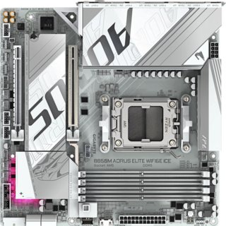 Материнская плата Gigabyte B850M AORUS ELITE WIFI6E ICE (rev. 1.1)