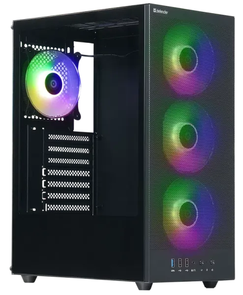 Корпус Defender RaptorX Black (25121)
