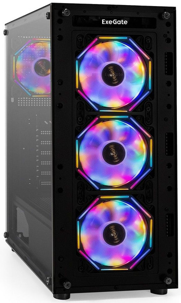 Корпус ExeGate i3 BASE 600W Black