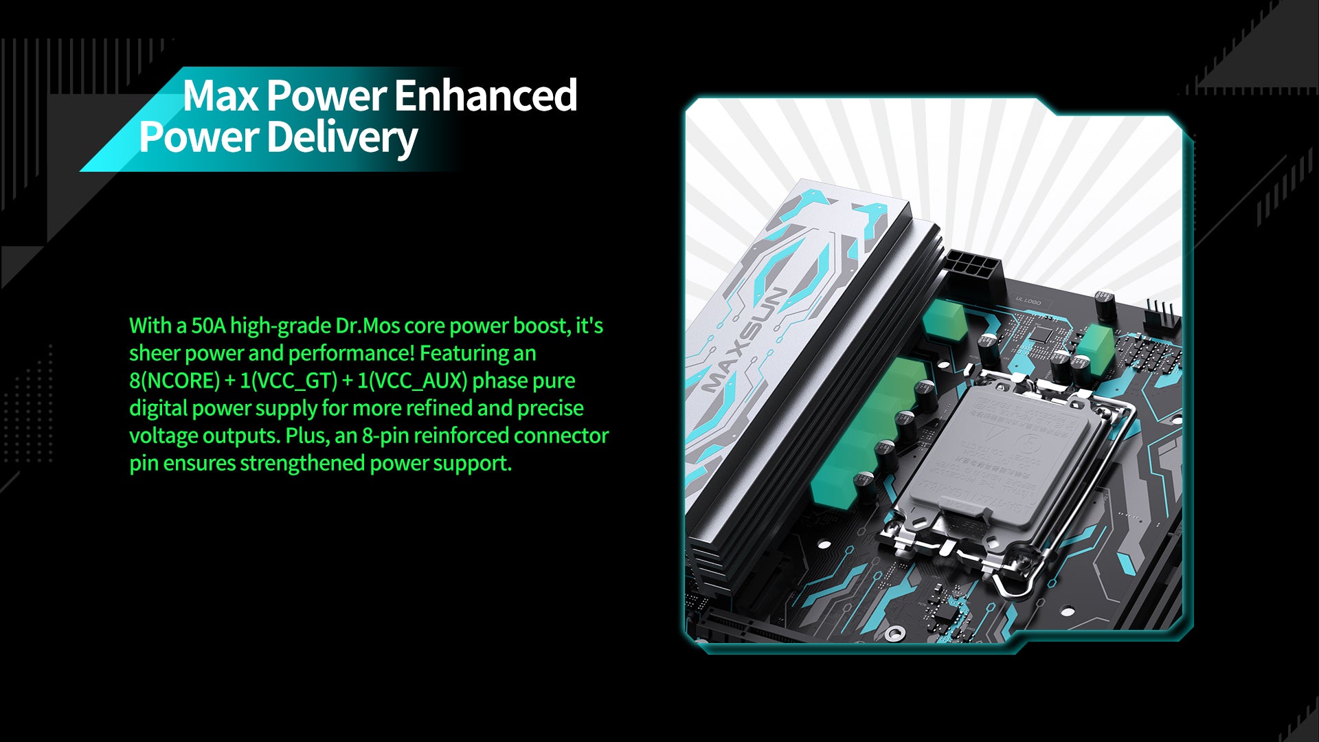 Материнская плата Maxsun B760M GAMING WIFI GANK V2