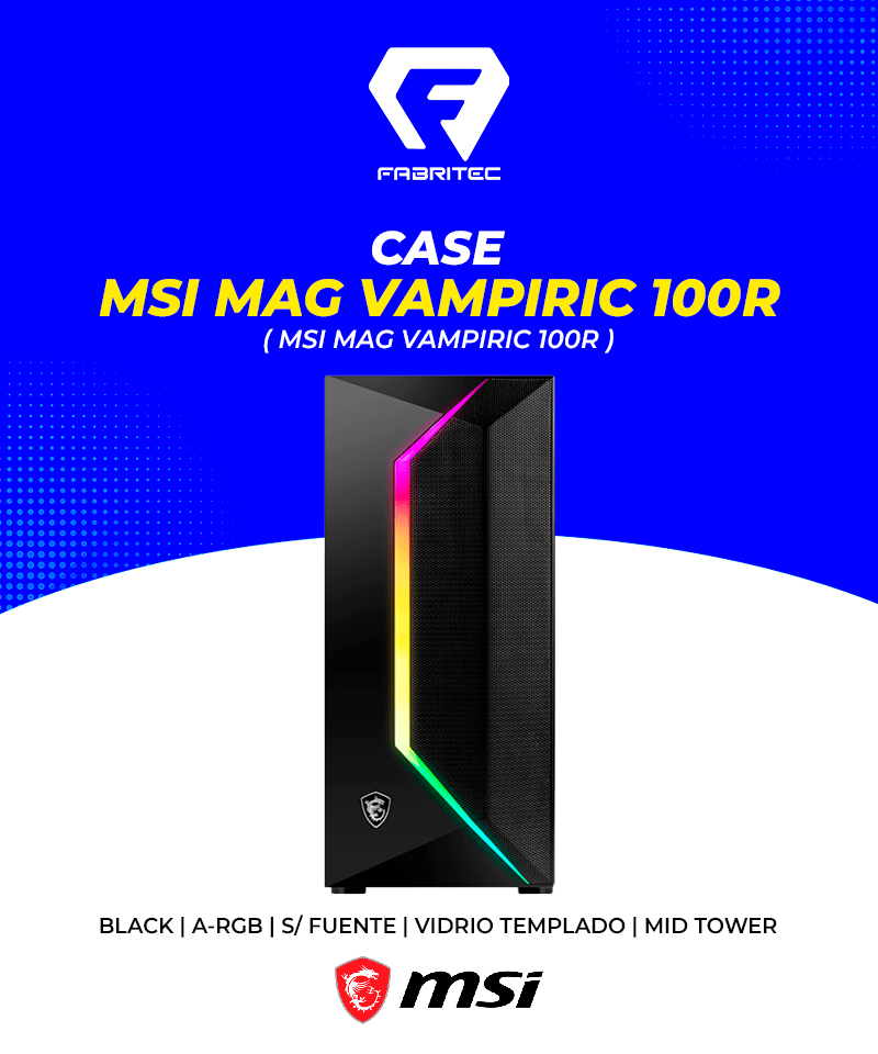 Корпус MSI MAG VAMPIRIC 100R Black