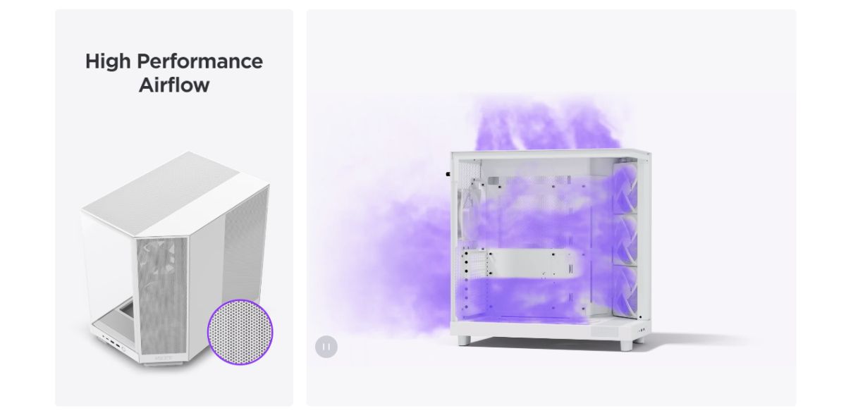 Корпус NZXT H6 Flow RGB Black