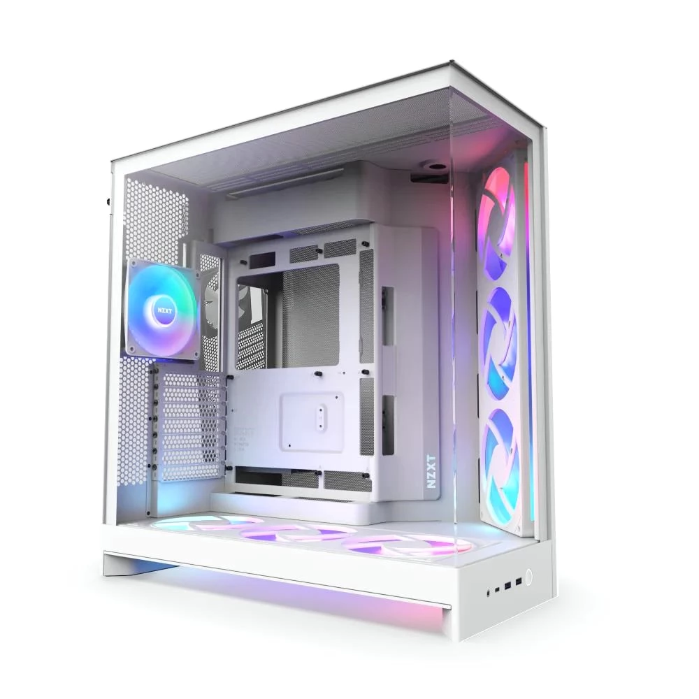 Корпус NZXT H9 Flow RGB+ White