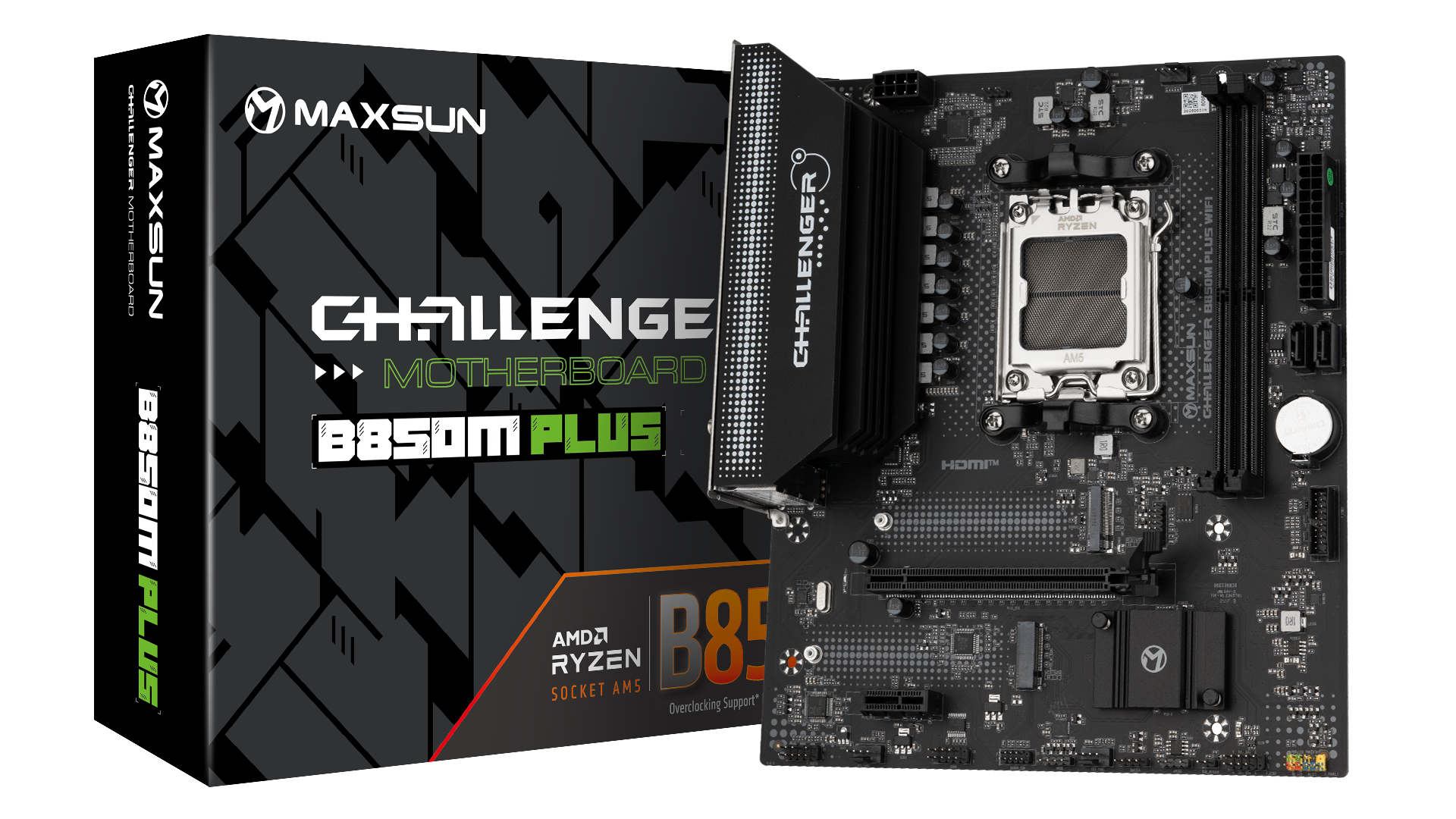 Материнская плата Maxsun Challenger B850M PLUS WIFI