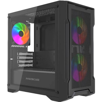 Корпус Powercase Mistral Micro A12B Black