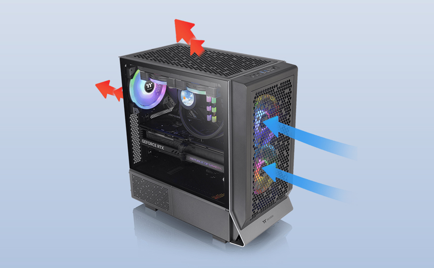 Корпус Thermaltake Ceres 300 TG ARGB Black (CA-1Y2-00M1WN-00)