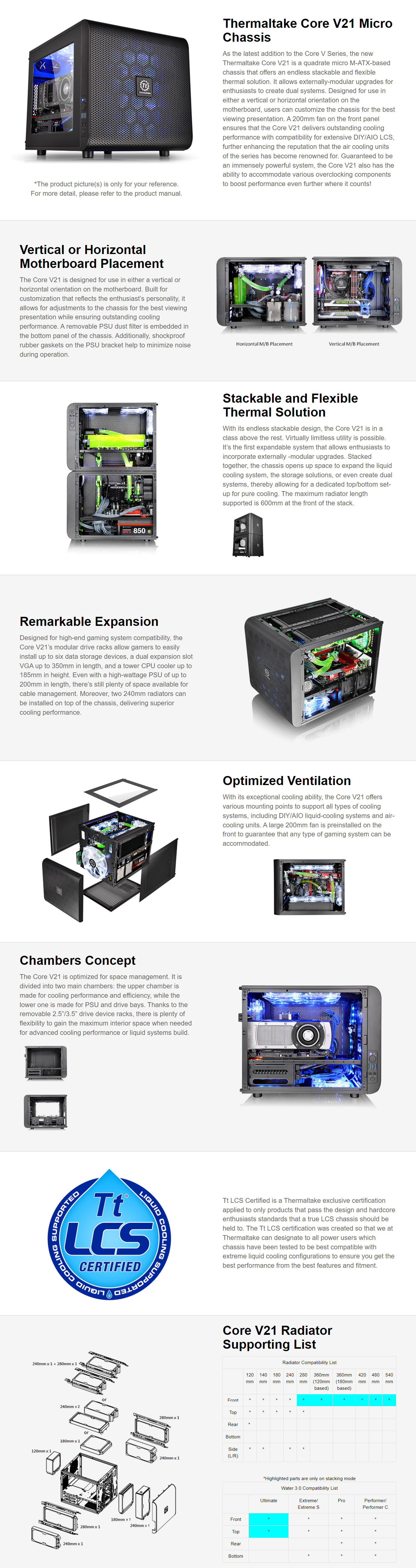 Корпус Thermaltake Core V21 Black (CA-1D5-00S1WN-00)