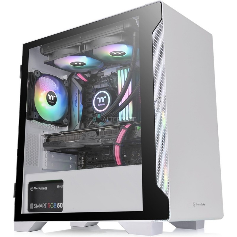 Корпус Thermaltake S100 TG Snow White (CA-1Q9-00S6WN-00)