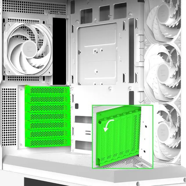 Корпус Zalman P40 DS White