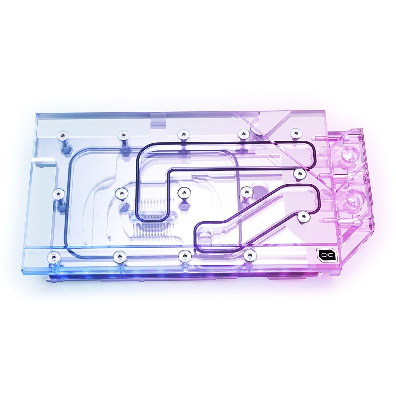 Активный бэкплейт для водоблока СЖО Alphacool Eisblock Aurora GPX-N Acryl 3090 TI Founders Edition (13063)