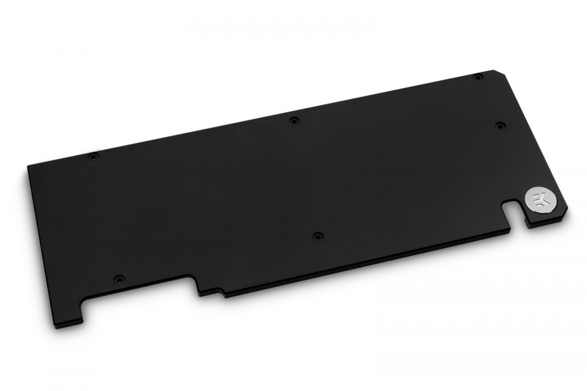 Бэкплейт для водоблока СЖО EKWB EK-Quantum Vector Dual Evo RTX 2070/2080 Backplate Black (3831109819715)