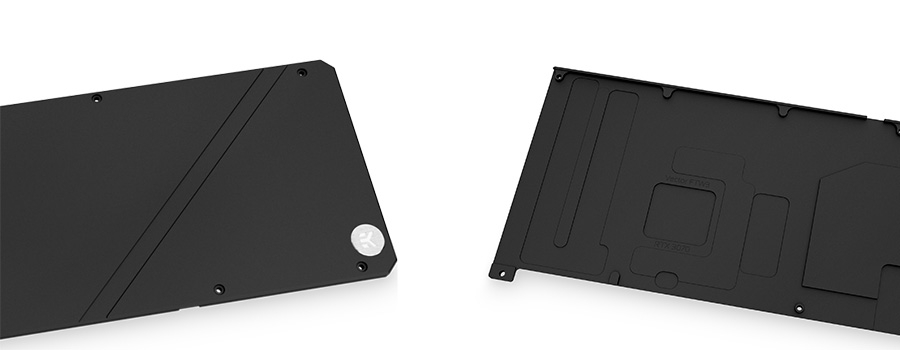 Бэкплейт для водоблока СЖО EKWB EK-Quantum Vector FTW3 RTX 3070 Ti Backplate Black (3831109861028)