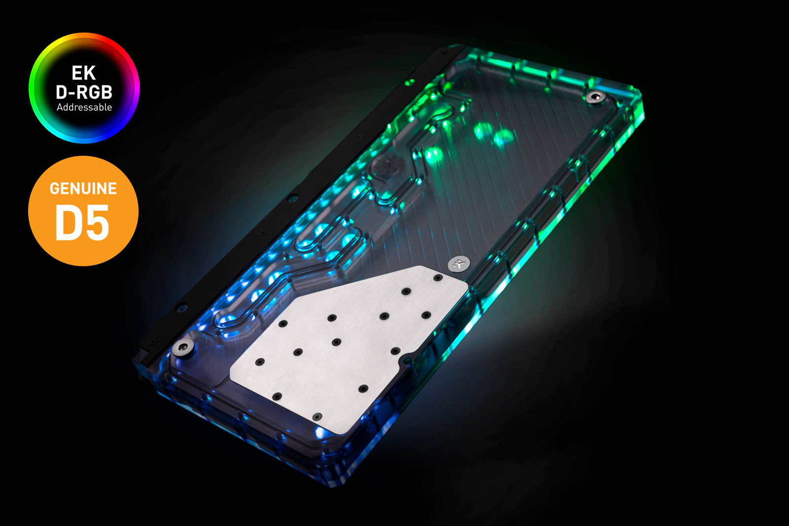 Кастомная панель с помпой для СЖО EKWB EK-Quantum Reflection PC-O11D D5 PWM D-RGB - Plexi (3831109826140)