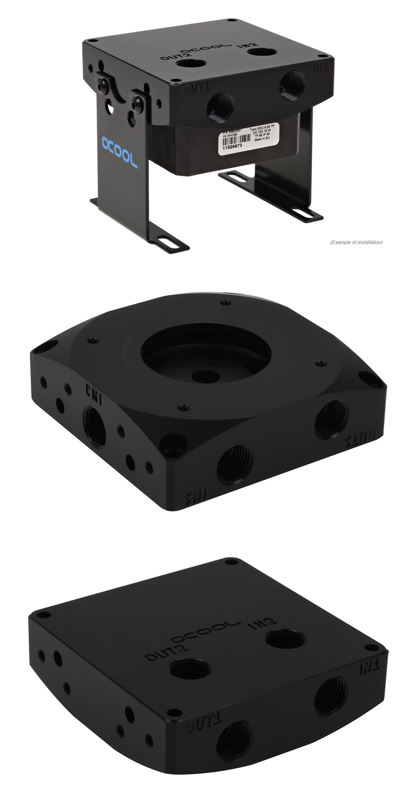 Топ для помп СЖО Alphacool Eisdecke Laing DDC Acrylic Top V.2 (13186)