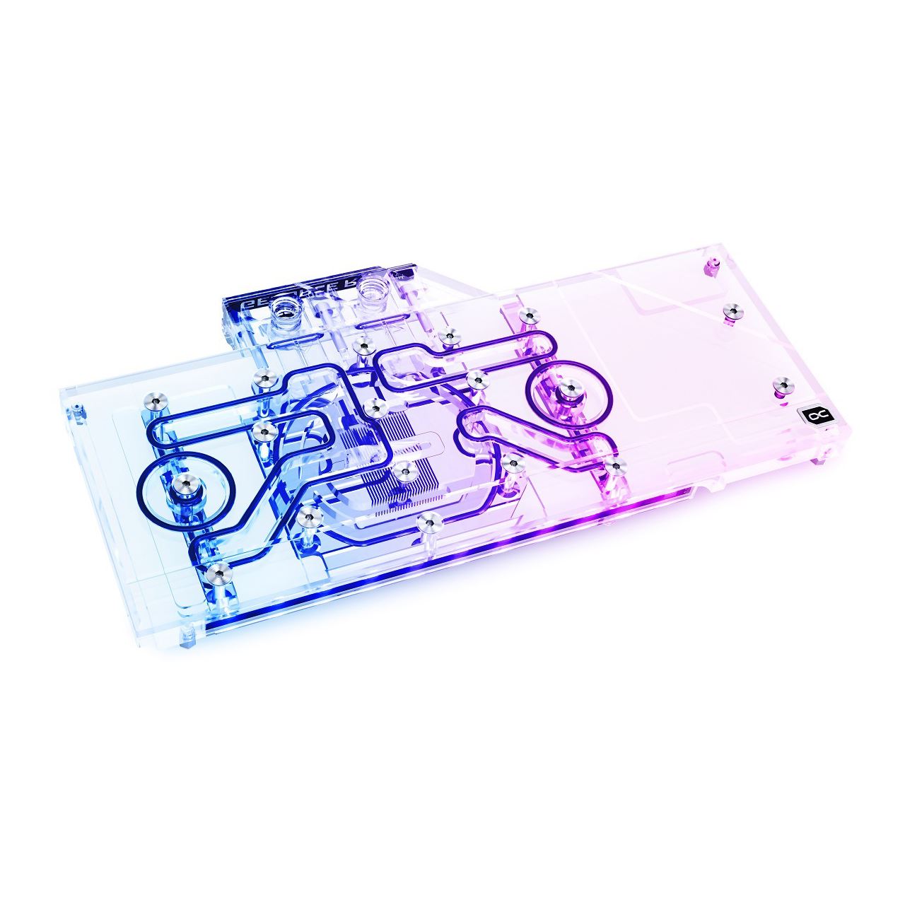 Водоблок для видеокарты Alphacool Eisblock Aurora Acryl GPX-N RTX 3080/3090 XC3 Ultra Gaming with Backplate (11961)