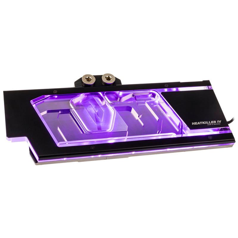 Водоблок для видеокарты Watercool HEATKILLER IV for RTX 2080 ACRYL Ni-Bl RGB (15602)