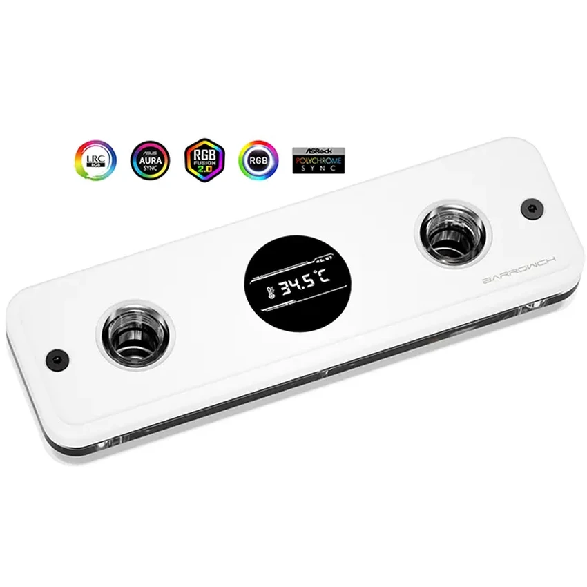 Водоблок для оперативной памяти Barrowch FBRWB-PA4 Glacial White (CH1038)