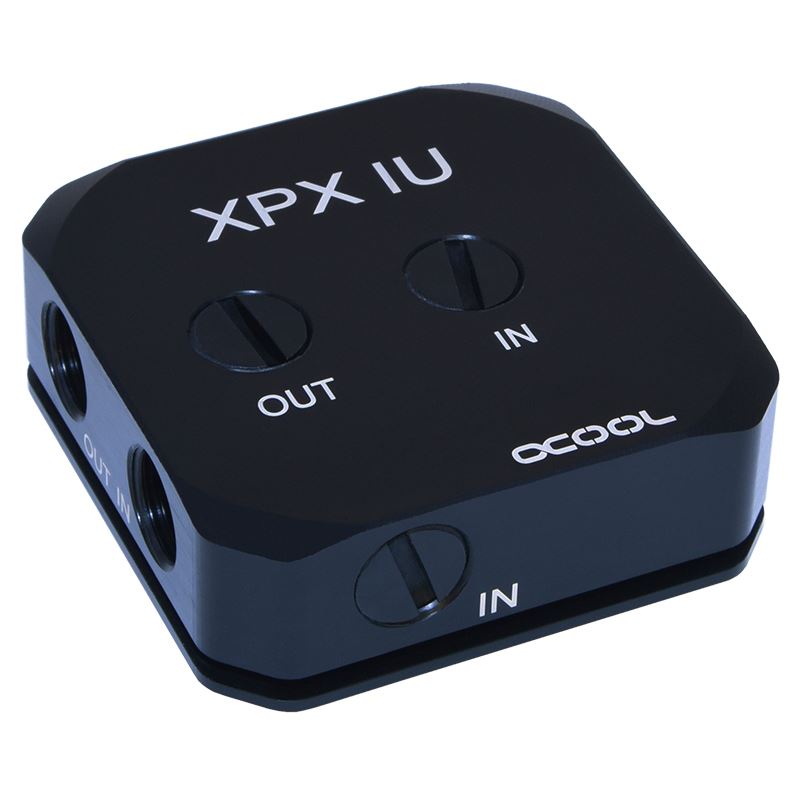 Водоблок для процессора Alphacool Eisblock XPX 1U - Black Acetal Version (12961)