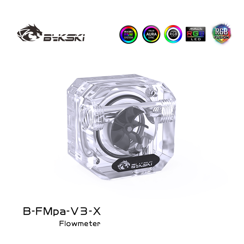 Датчик потока для СЖО Bykski B-FMpa-HC-V2 5V A-RGB (C13-0034)