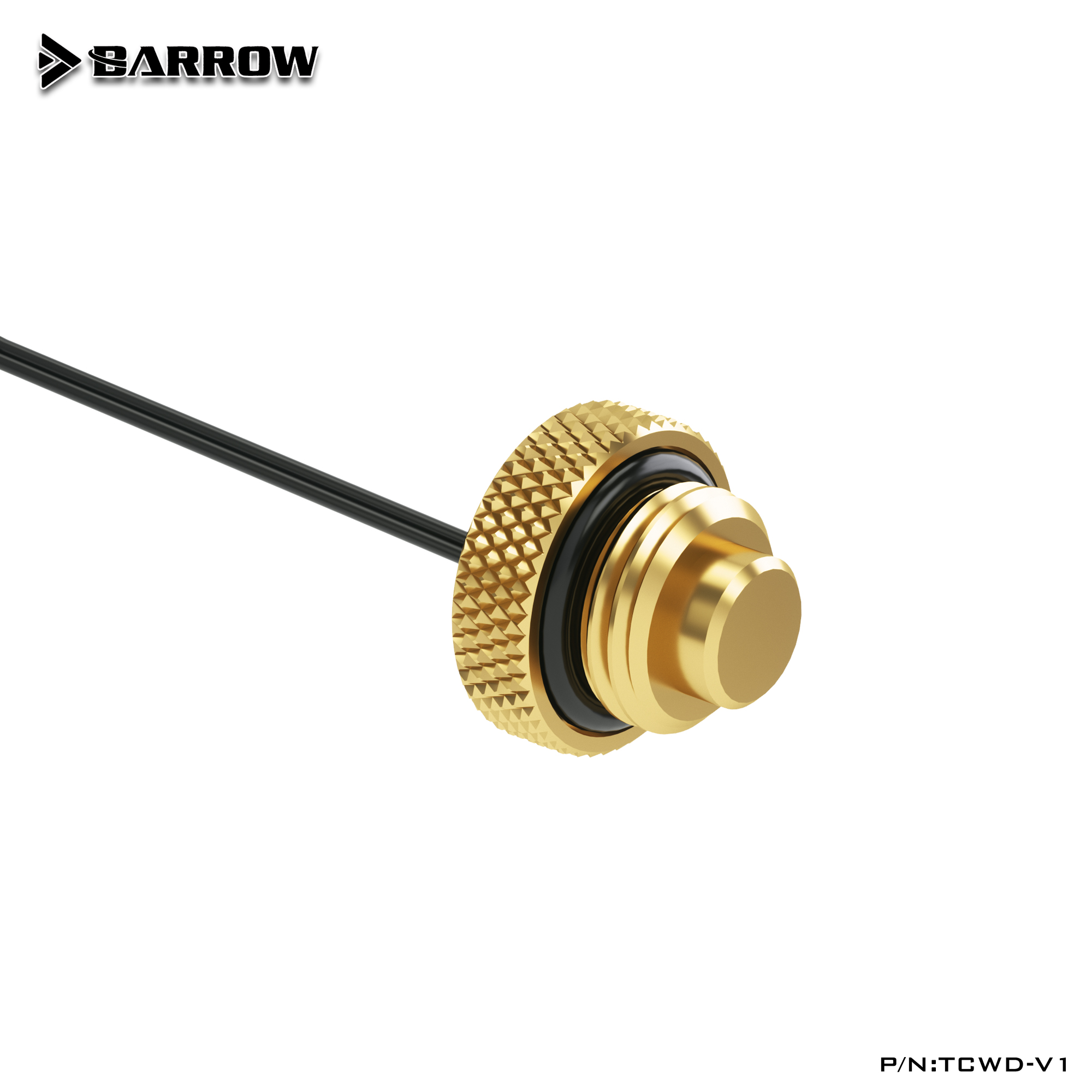 Датчик температуры для СЖО Barrow TCWD-V1 Black (BA0928)