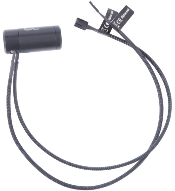 Датчик температуры и потока для СЖО Alphacool ES flow and temperature sensor "HighFlow" with speedometer sig (17558)